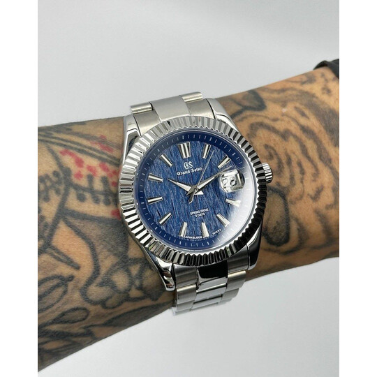 Custom Grand Seiko Mod • Blue Birch GS • 41mm